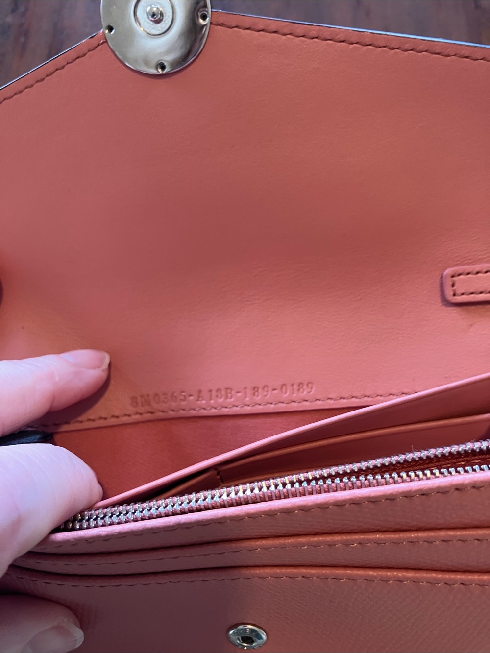 Fendi Pinkish brown Leather Wallet on a chain - Picture 16 of 16